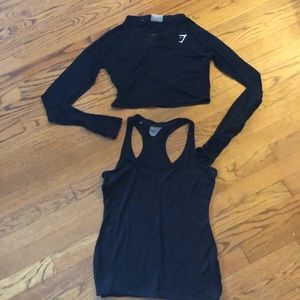 Gymshark tank and crop set